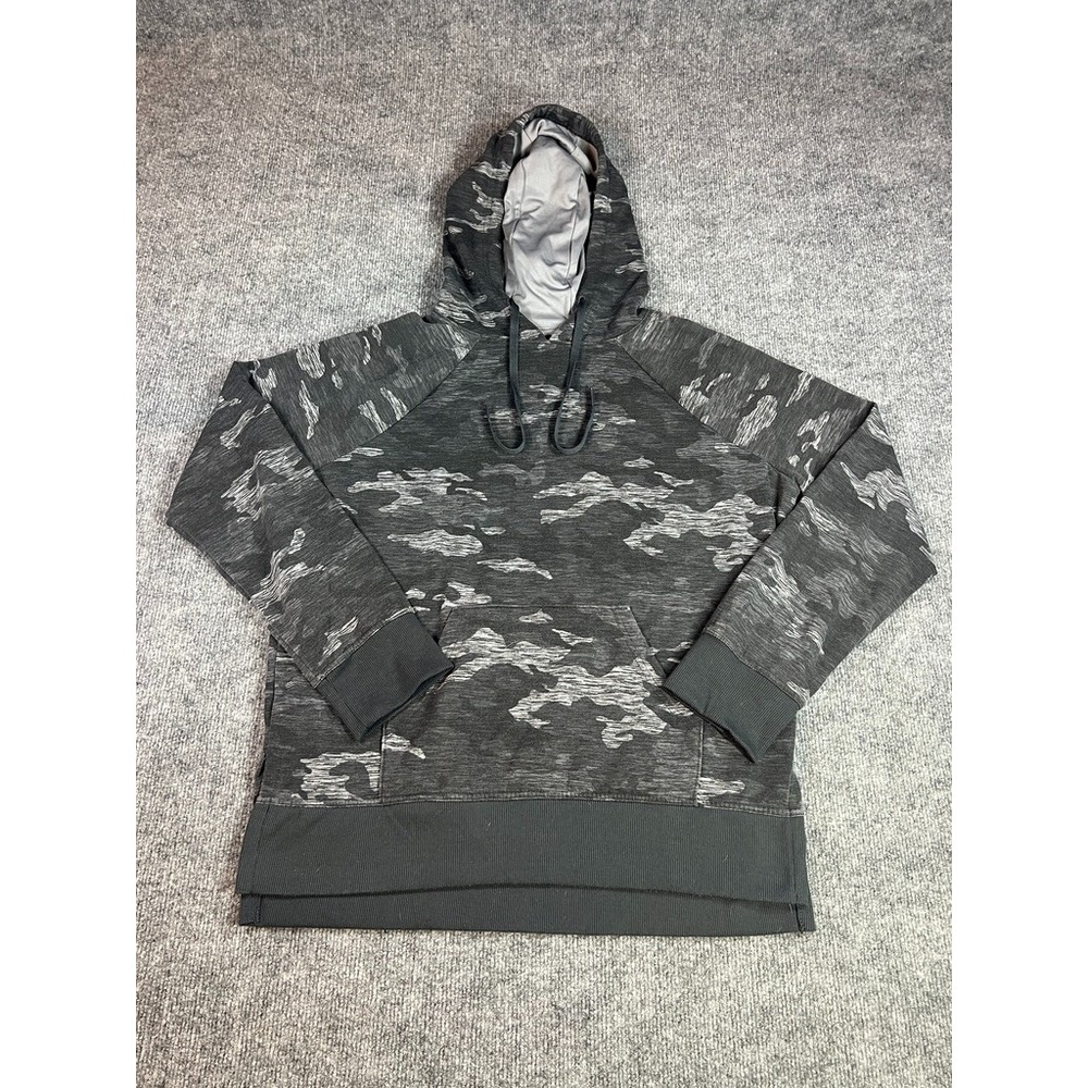 thletic Works Camo Hoodie Sweatshirt Womens/Girls L 12-14 Cozy Athleisure Y2K
